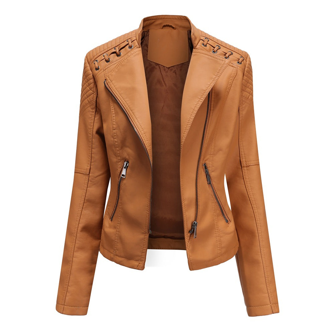 Margaux | Veste Moto Asymétrique