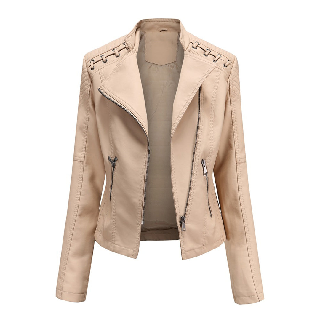 Margaux | Veste Moto Asymétrique