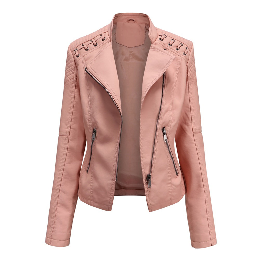 Margaux | Veste Moto Asymétrique