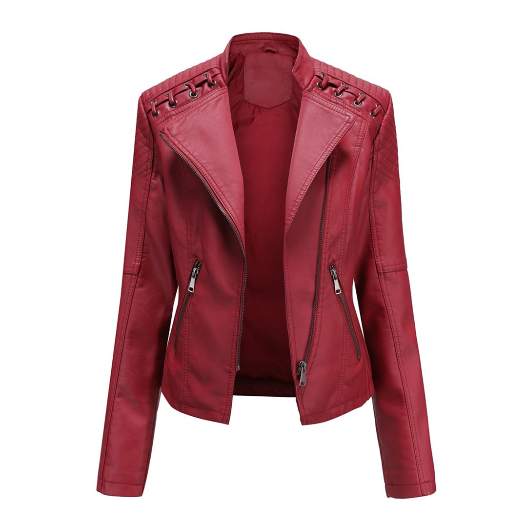 Margaux | Veste Moto Asymétrique