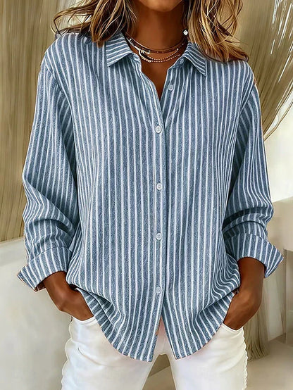 Ginevra | Chemise à Rayures avec Boutons