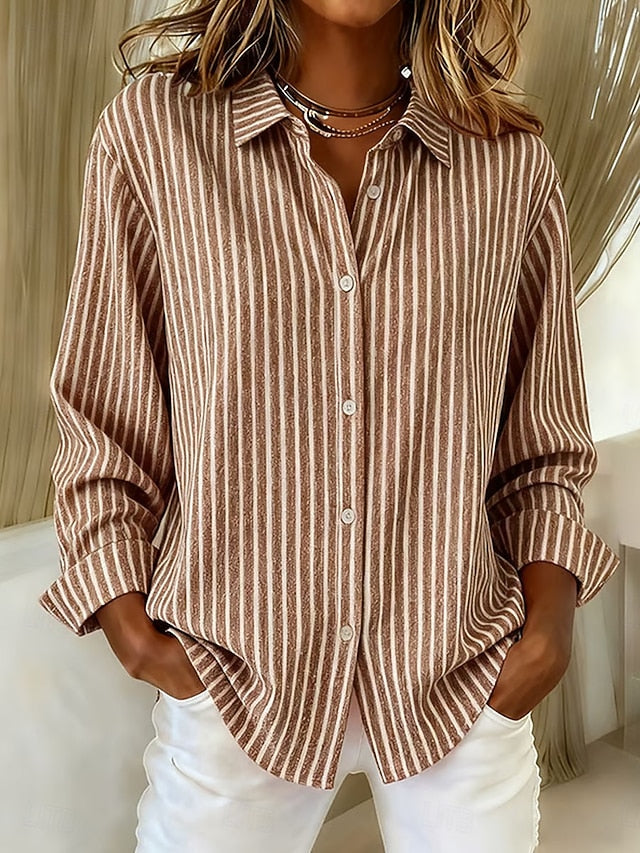 Ginevra | Chemise à Rayures avec Boutons