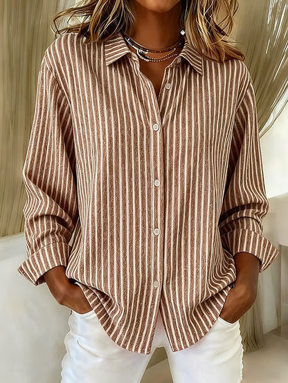 Ginevra | Chemise à Rayures avec Boutons