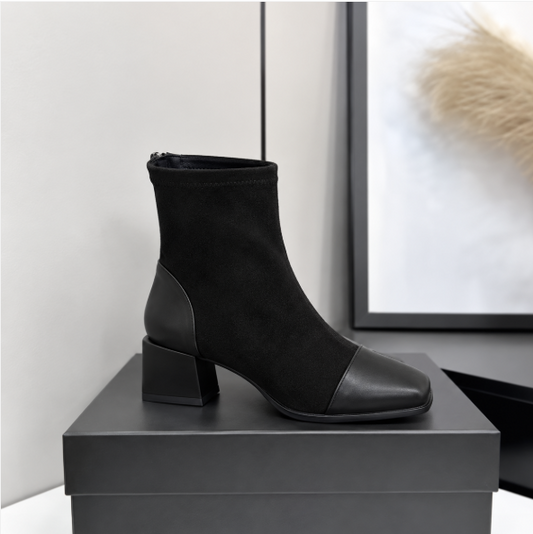 Solène™ | Bottines Élégance Suédée