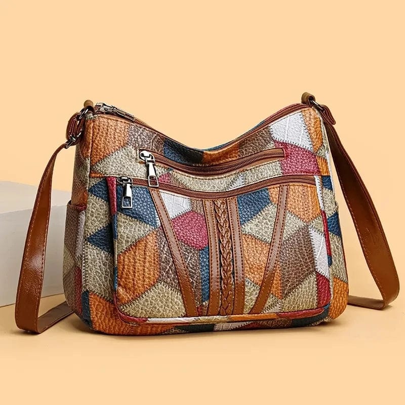 Solara | Sac de cuir à mosaico