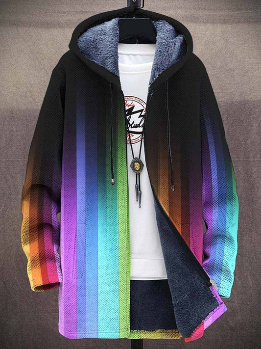 TOBIAS | Cardigan à capuche au motif artistique