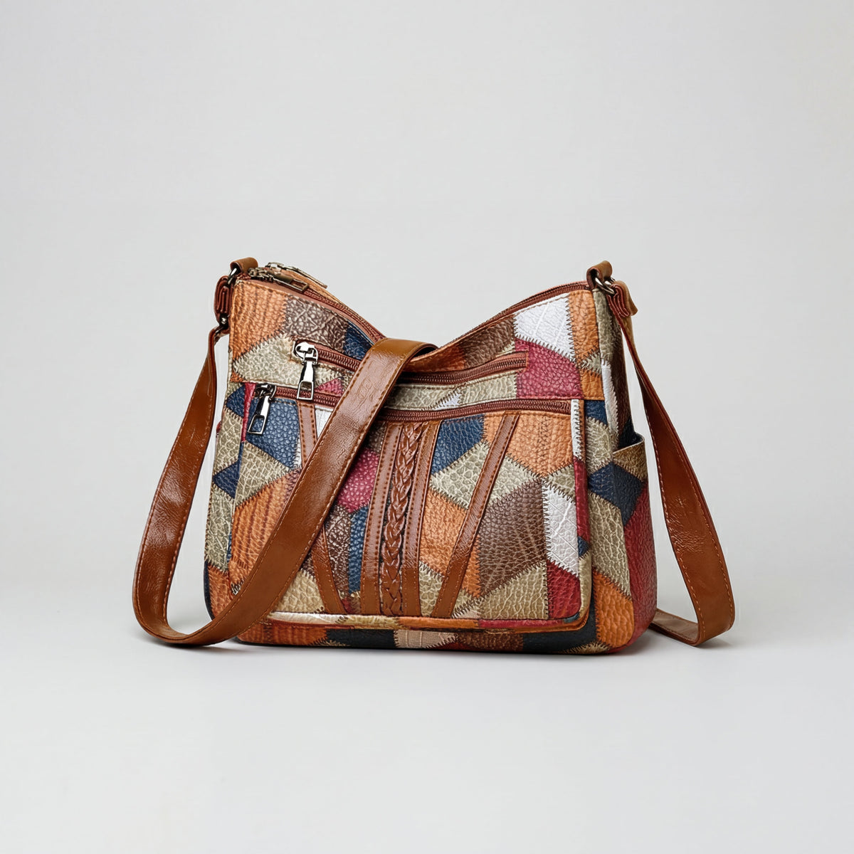 Solara | Sac de cuir à mosaico