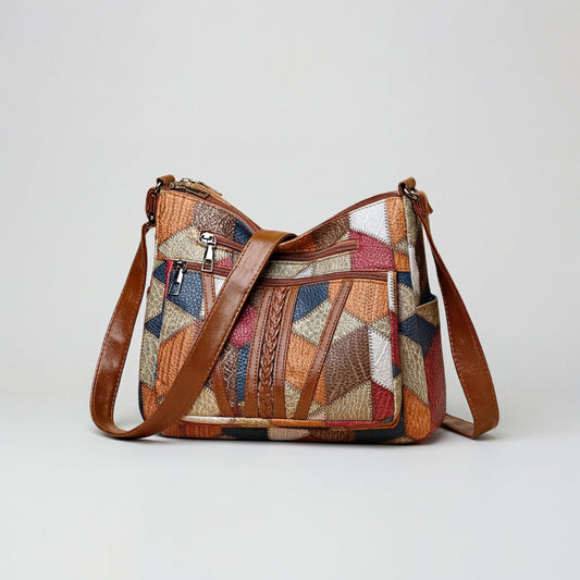 Solara | Sac de cuir à mosaico