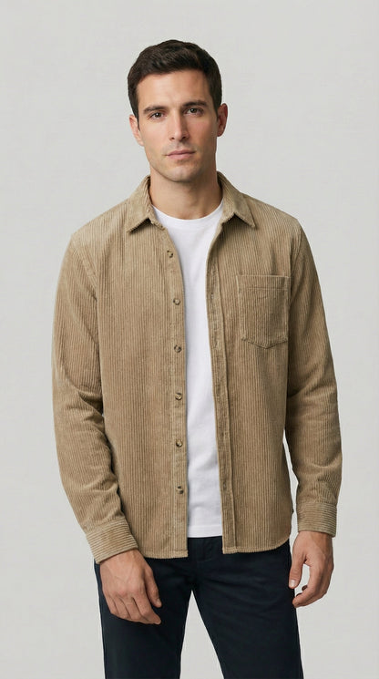 Solan | Chemise en velours côtelé