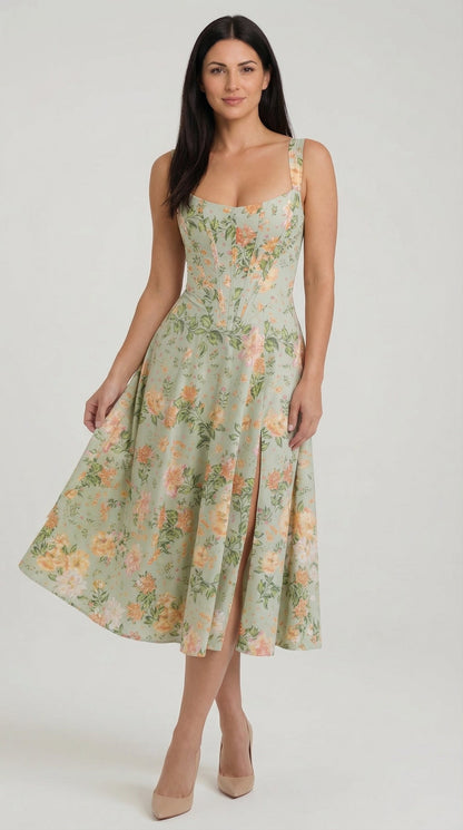 Robe de été midi Dahlia