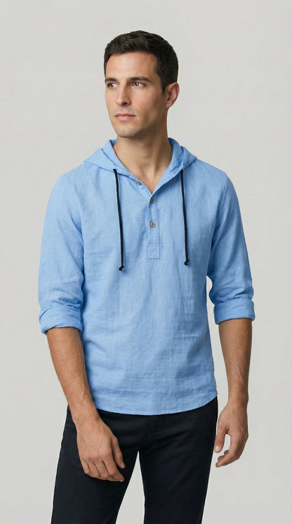 Daniel | Chemise tipo polo à capuche
