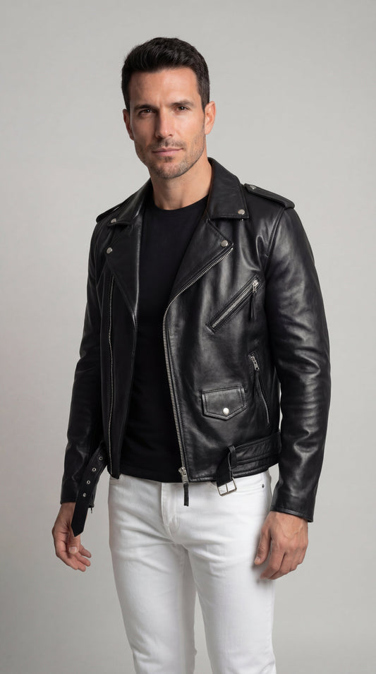 Austin | Veste bombardier de cuir