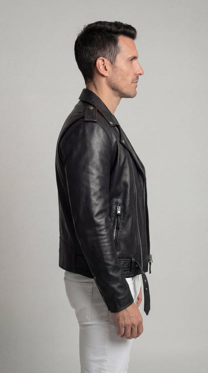 Austin | Veste bombardier de cuir