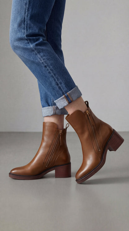 Bota Valeria à talon confortable