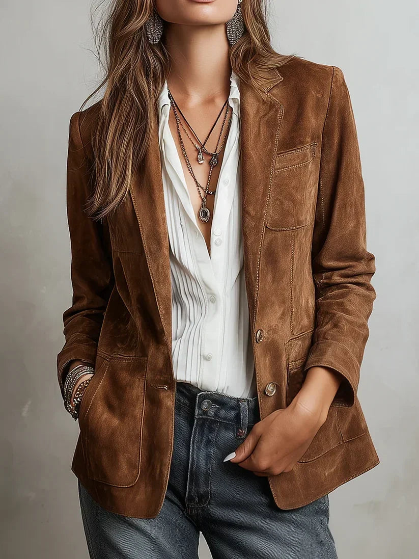 Blazer vintage marron Camille