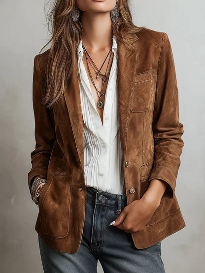 Blazer vintage marron Camille