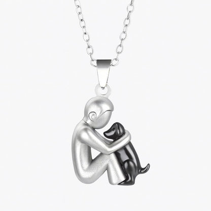 Collier pendentif Étreinte