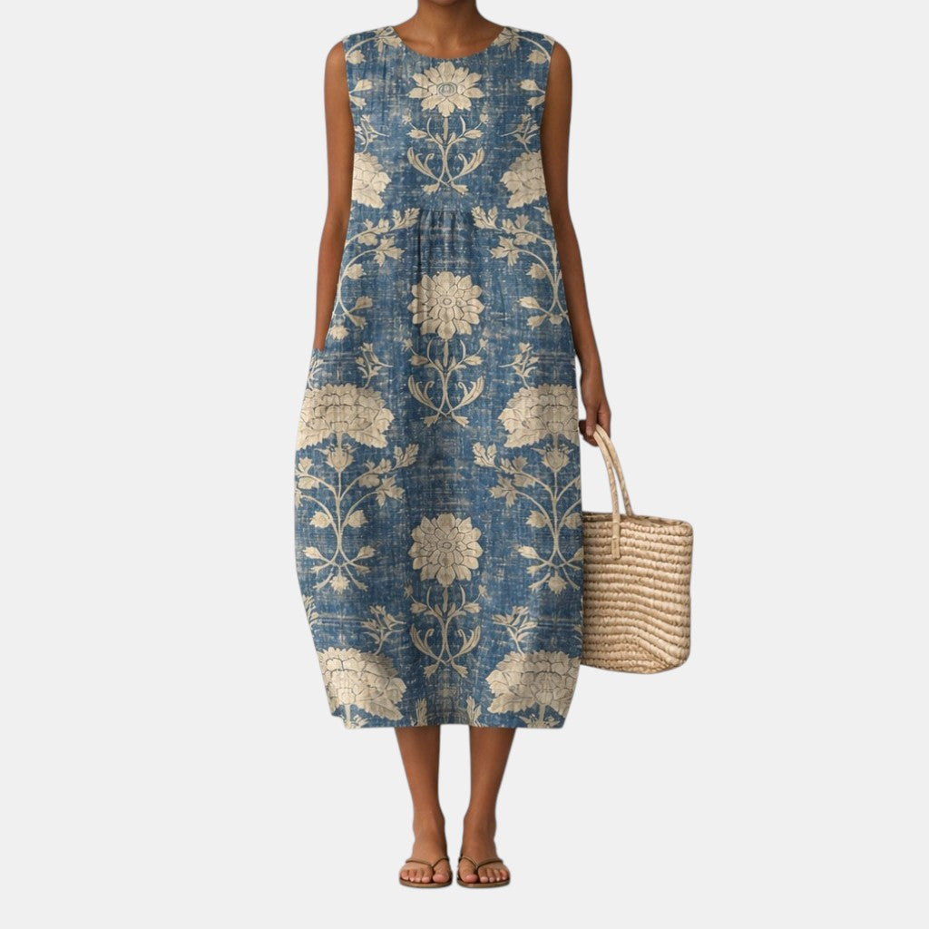 Aurora™ | Robe Midi Fleuri Classique
