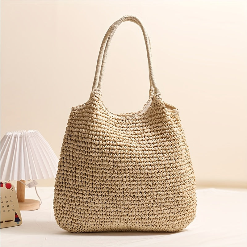 Manuela | Sac à bandoulière en paille tressée