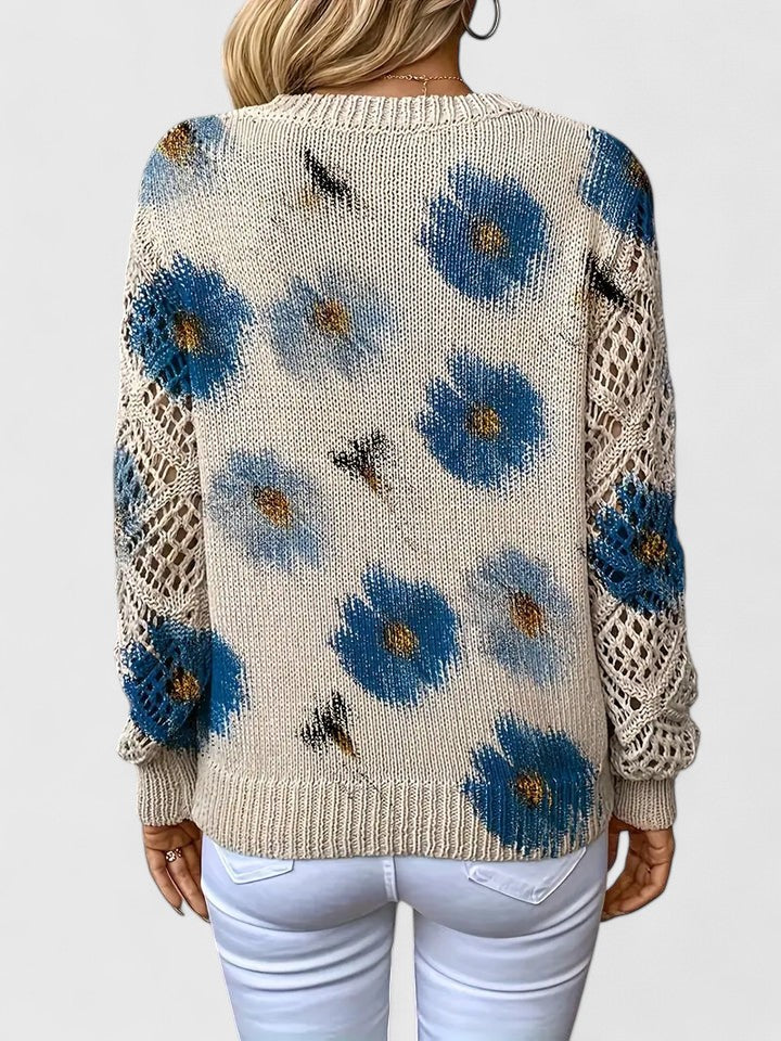 Rowan | Pull en Dentelle Florale