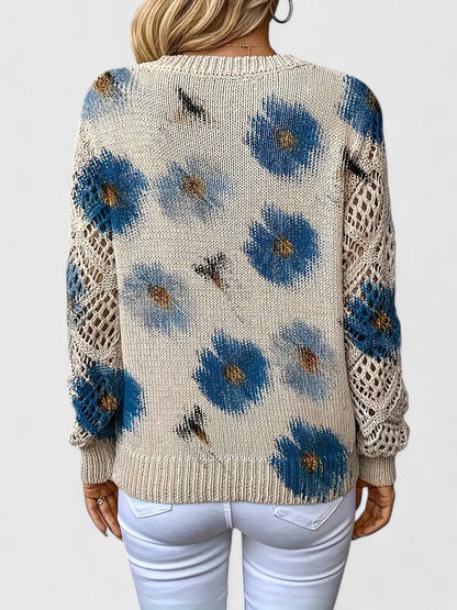 Rowan | Pull en Dentelle Florale