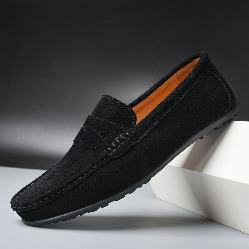 Lurano | Mocassins rétro en daim