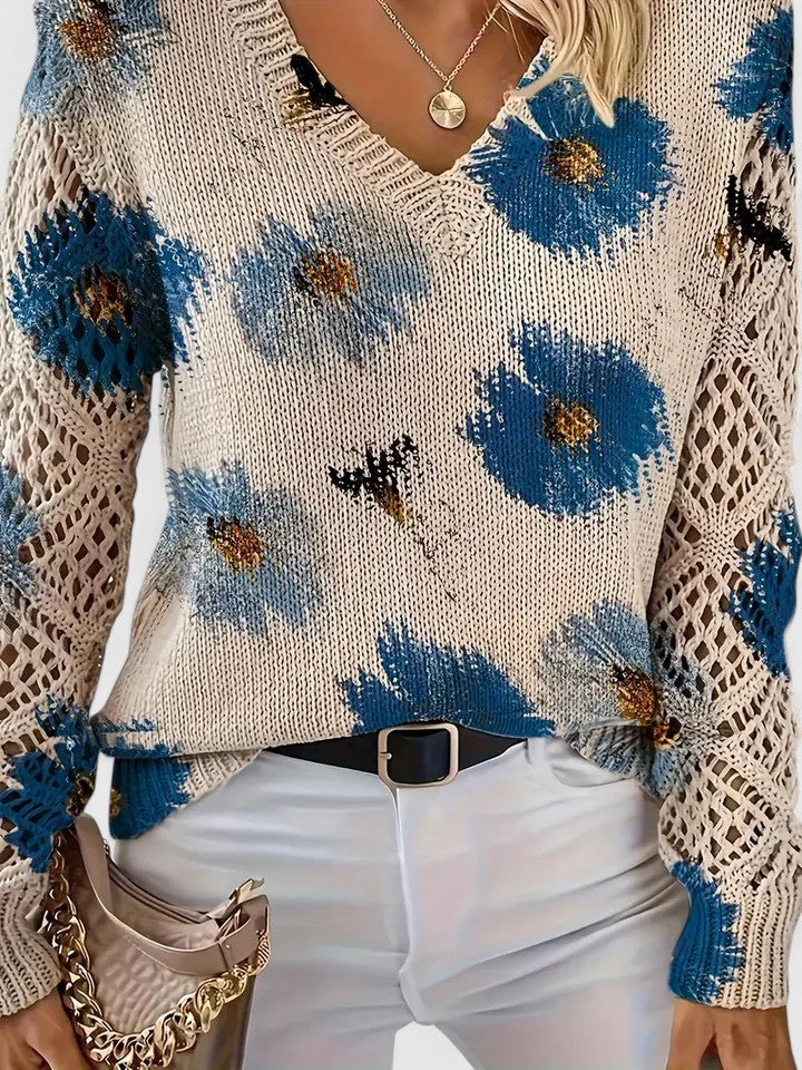 Rowan | Pull en Dentelle Florale