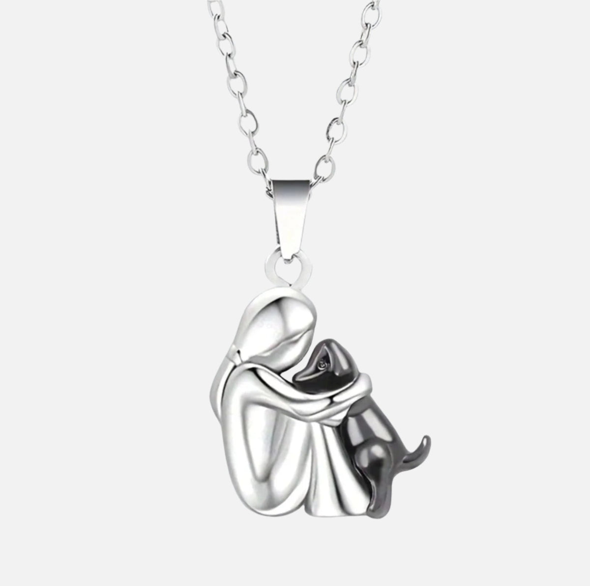 Collier pendentif Étreinte