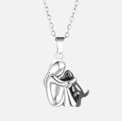 Collier pendentif Étreinte