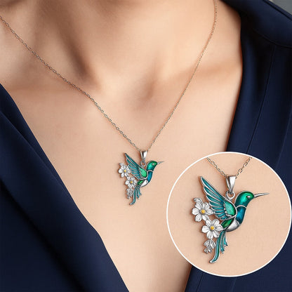 Magnifique collier colibri avec boucles d'oreilles offertes – Offre à durée limitée