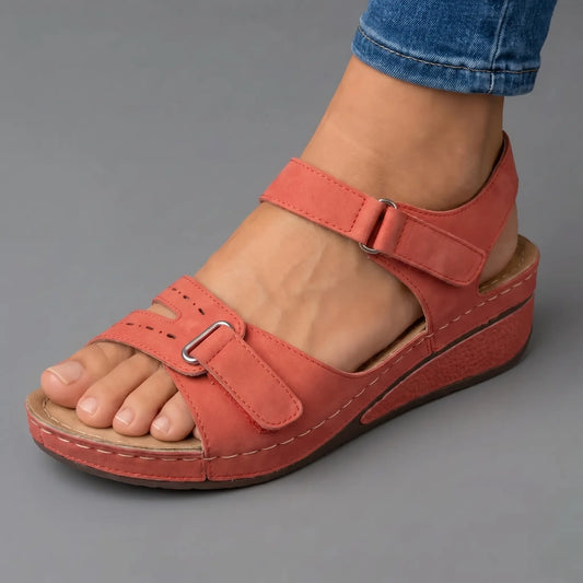 Sandales Orthopédiques Confortables à talon compensé