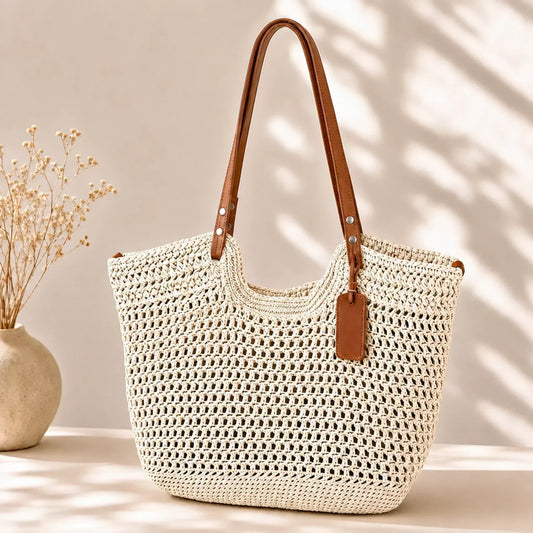 Camelia | Sac en crochet artisanal