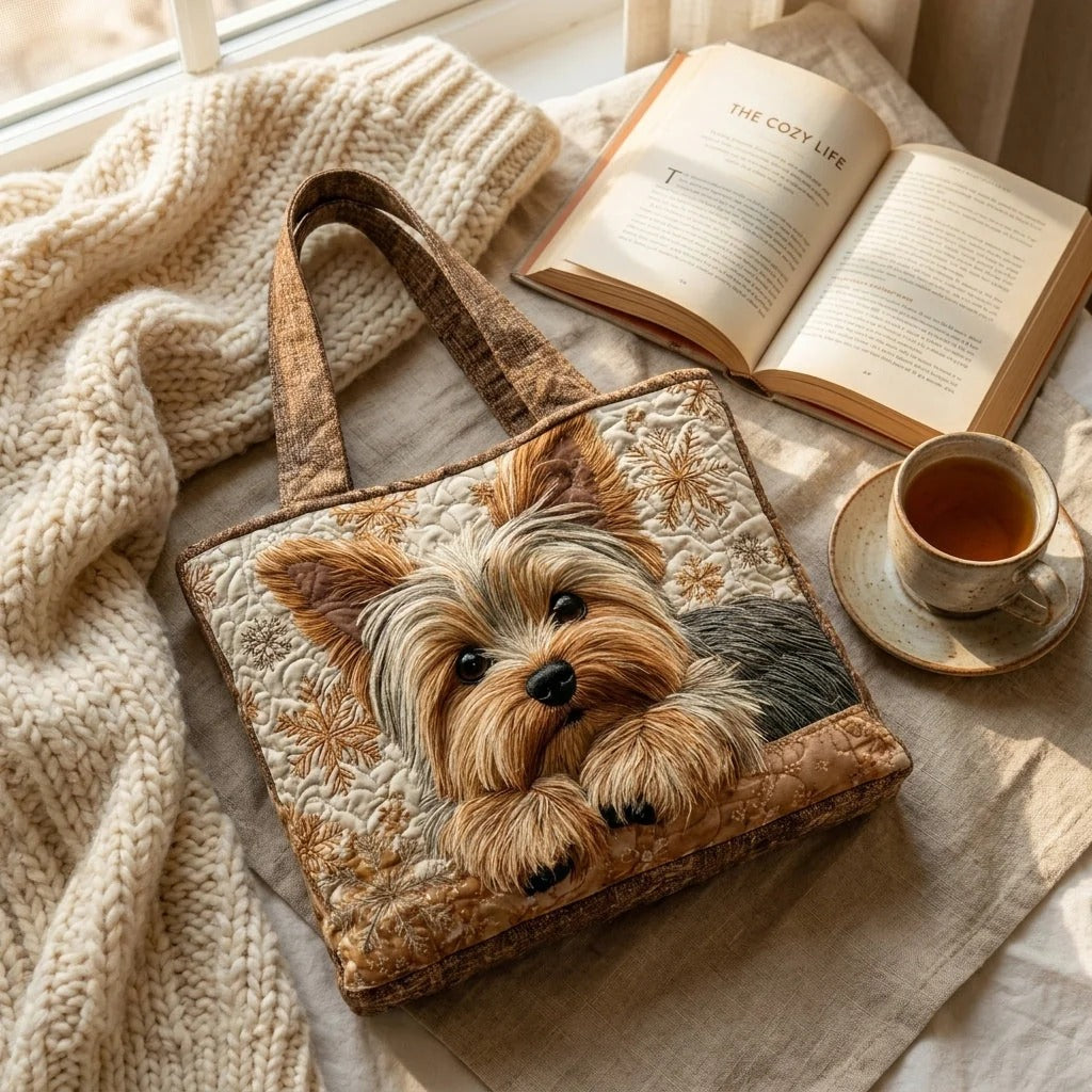 Sac fourre-tout matelassé - Yorkshire Terrier