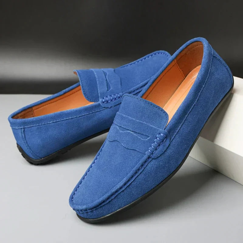 Lurano | Mocassins rétro en daim