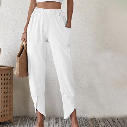 Essari - Pantalon à Ourlet Deshilachado