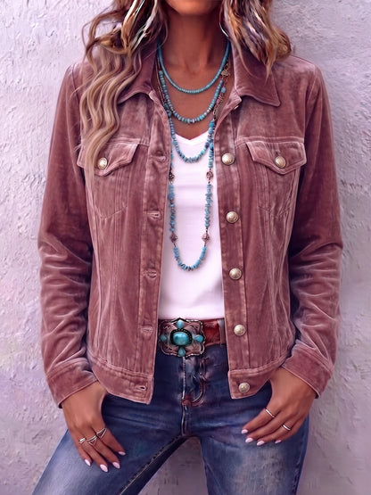 Veste en velours bohème d’inspiration vintage Diane