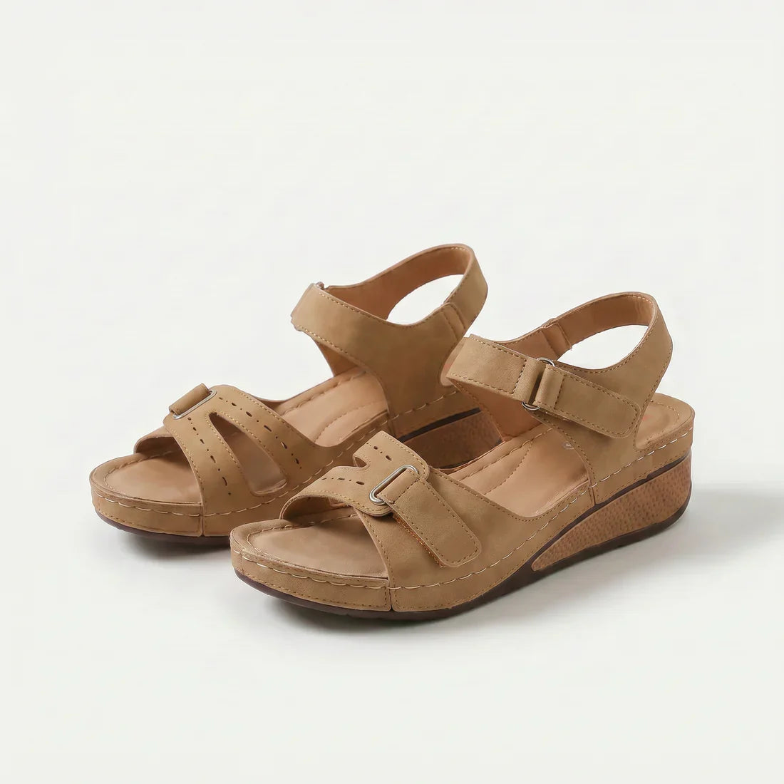 Sandales Orthopédiques Confortables à talon compensé