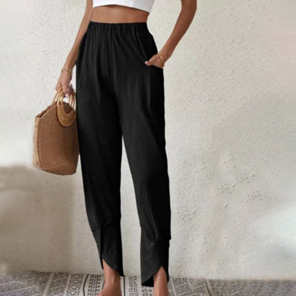 Essari - Pantalon à Ourlet Deshilachado